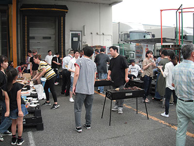 家族会＠大阪地区　お父さんの仕事場を見学してからのBBQ（2019）