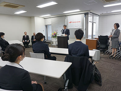 MNB グループ入社式 ニュースタンダードは Web での開催です（2020）