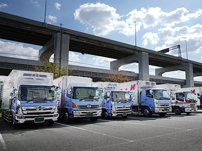 箱崎配送センターの駐車場、定位置です！（2020）